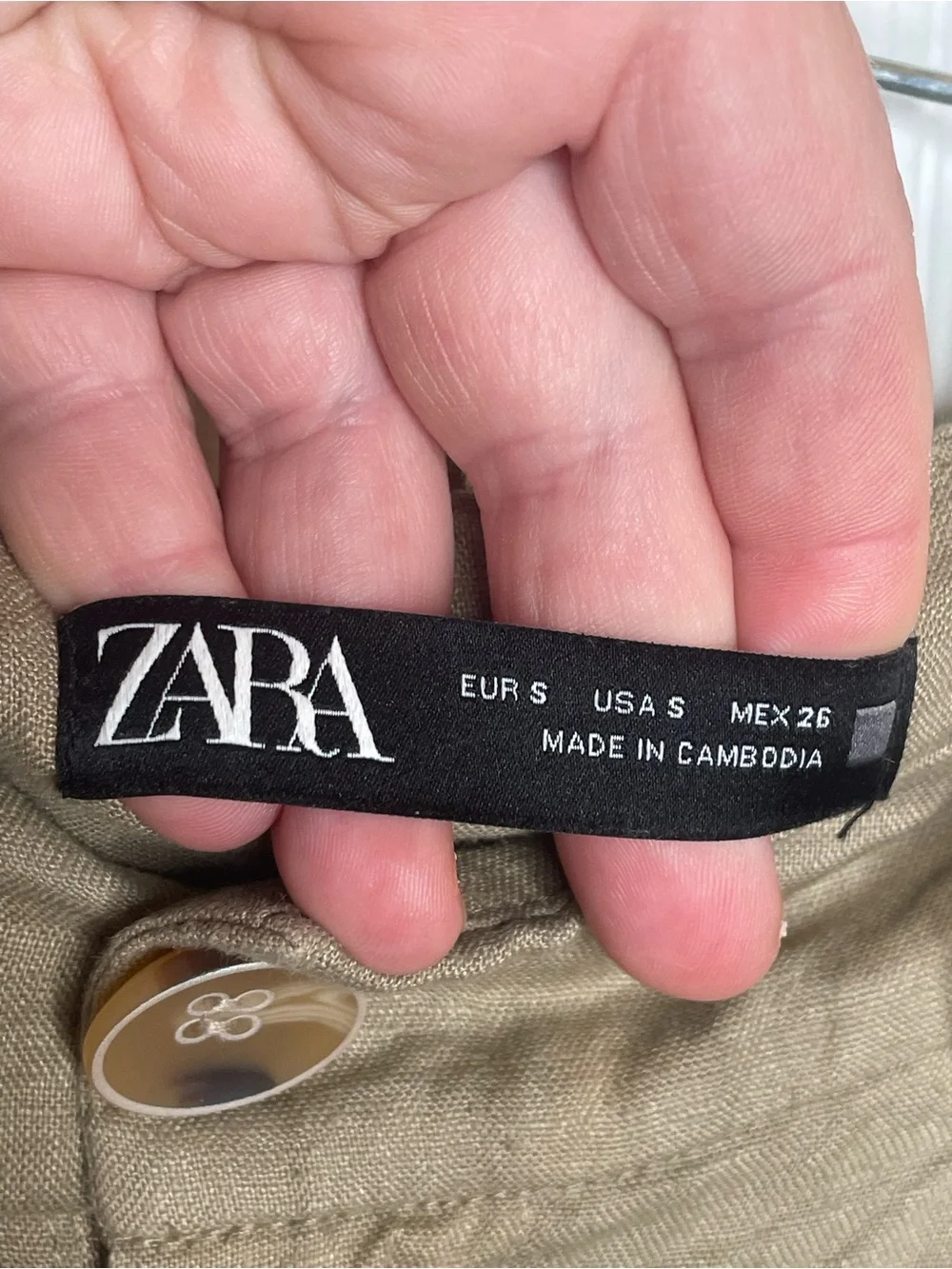Zara 100% linen